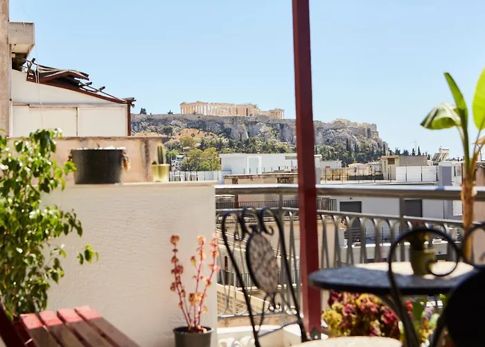 Mosaics Athens Central Studio With Acropolis View